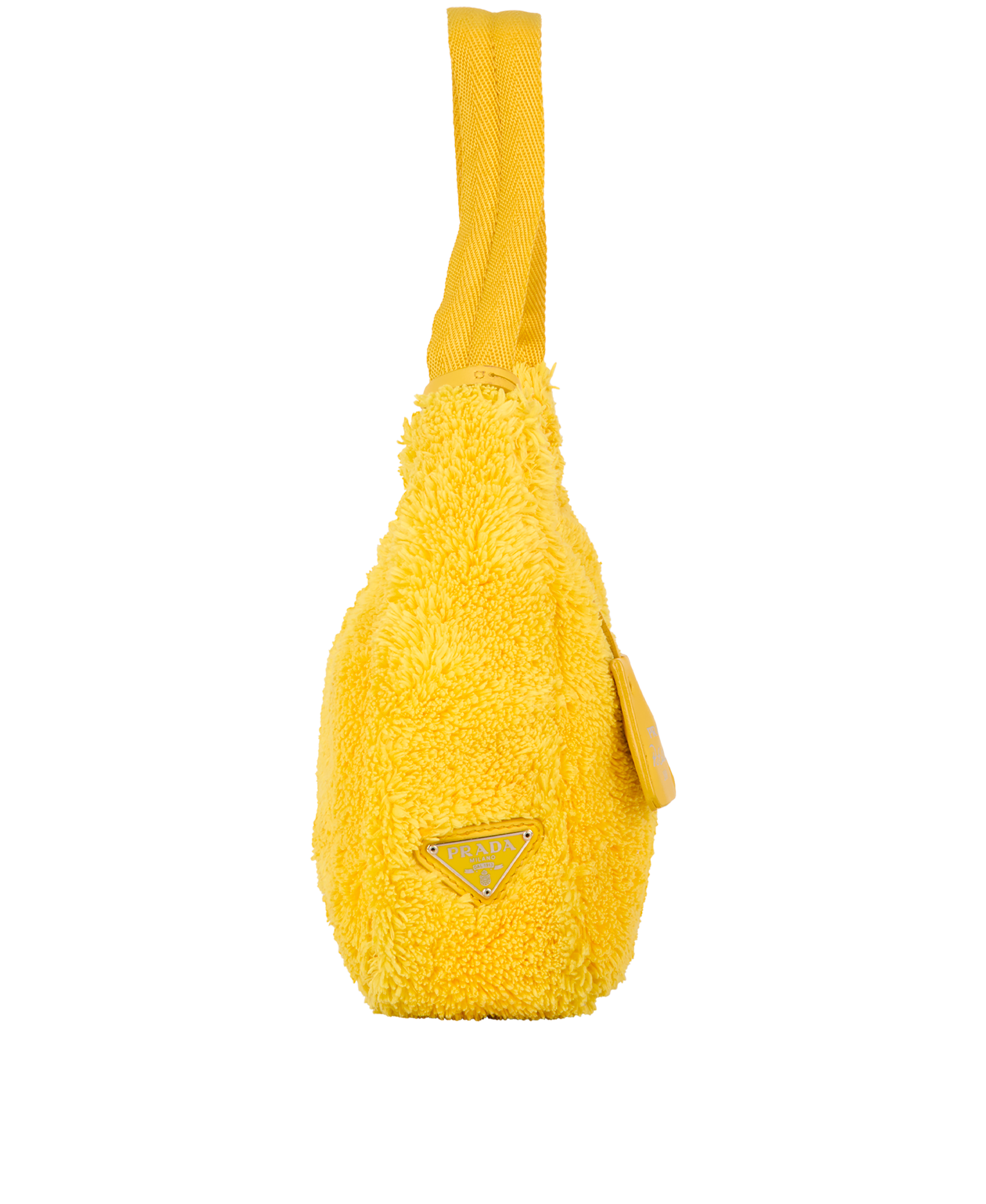 Mini Terry Re-Edition 2000, &pound;550, Handbags, Yellow, Fabric, Side view